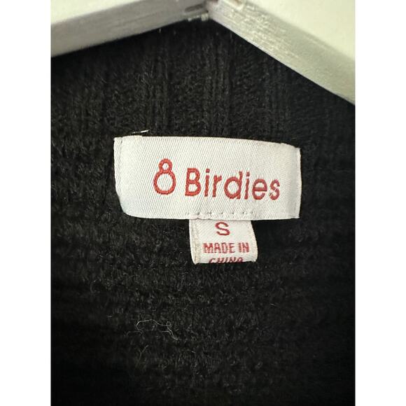 Ying & Yang Black and White Crop Sleeveless Sweater size Small - Picture 7 of 8